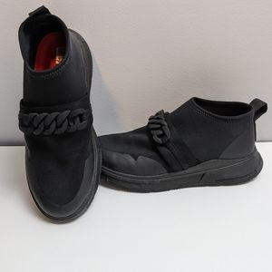 Fitflop Black Shoes Faux Chain US 9